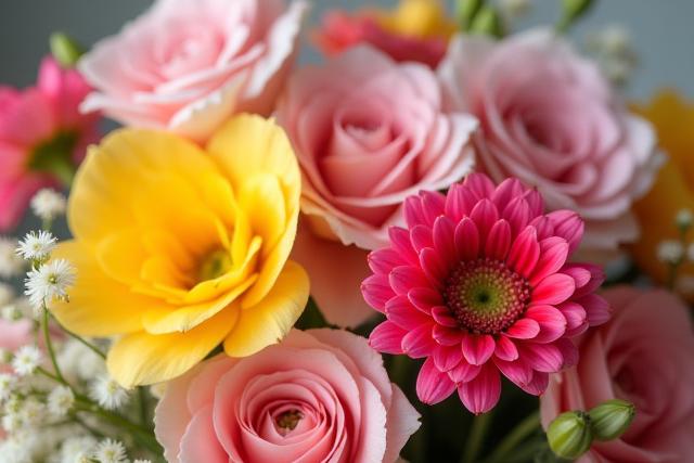 A personalized floral arrangement featuring lush peonies, delicate garden roses, and eucalyptus, designed to your specifications.