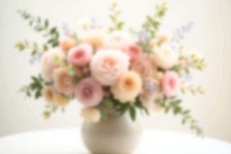 A personalized floral arrangement featuring lush peonies, delicate garden roses, and eucalyptus, designed to your specifications.